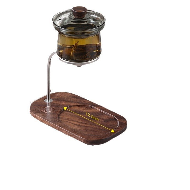 Lazy Tea Making Pot Glass Teapot Automatic Tea Set - Image 5