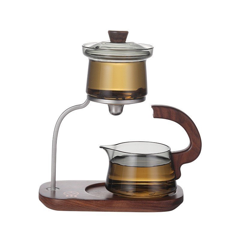 Lazy Tea Making Pot Glass Teapot Automatic Tea Set - Image 7