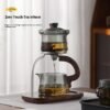 Lazy Tea Making Pot Glass Teapot Automatic Tea Set