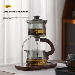 Lazy Tea Making Pot Glass Teapot Automatic Tea Set