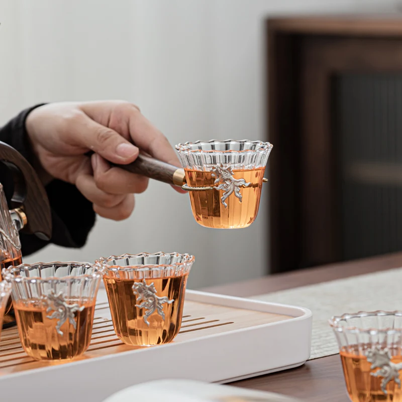 Creative Teapot Glass Automatic Tea Making Household Pu'er Scented Kung Fu Tea Set Infuser Drinking Tea Maker Heat-resistant Gl - Image 5