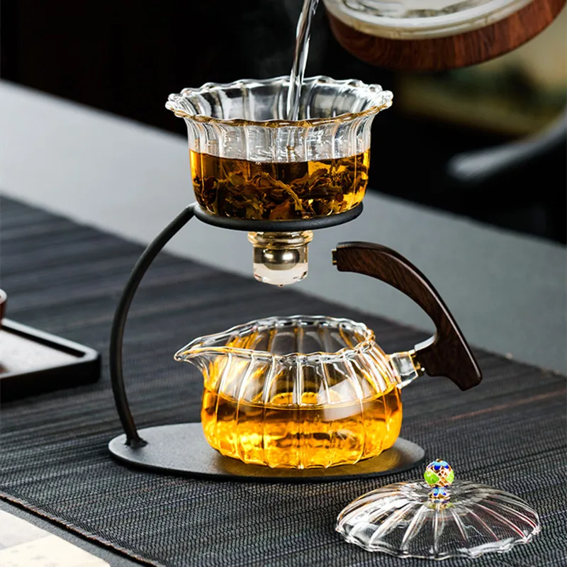 Creative Heat-resistant Teapot Glass Automatic Tea Making Pu'er Scented Kung Fu tea Tea Set Infuser Drinking Tea Maker - Image 4